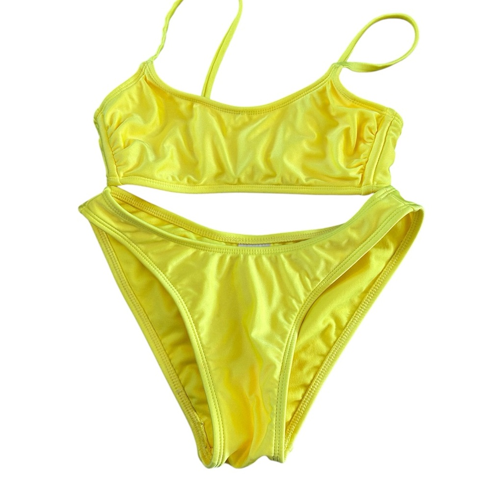 Bright Yellow Bikini Set